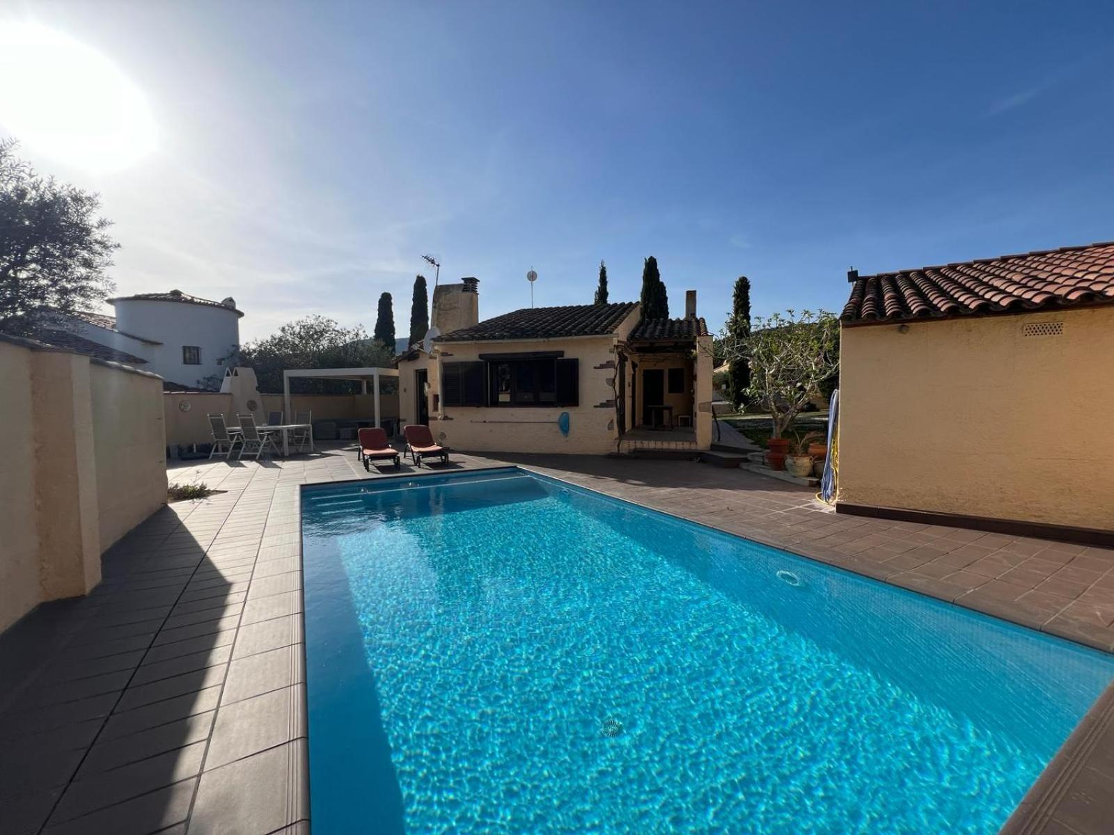 Villa Franca Privat Pool L'Estartit Exteriér fotografie